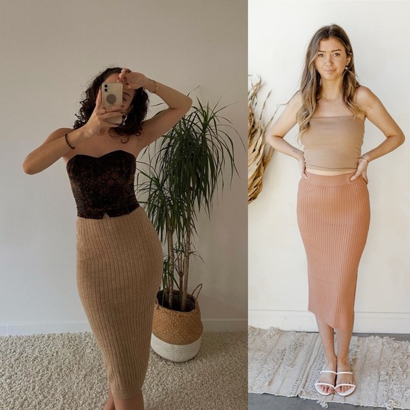 Anne Klein, long brown skirt (new with tag), size L - Picture 1 of 6